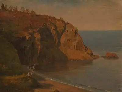 Coast of Grand Manan Island, Canada av Frederic Edwin Church