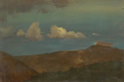 Kuperat landskap av Frederic Edwin Church