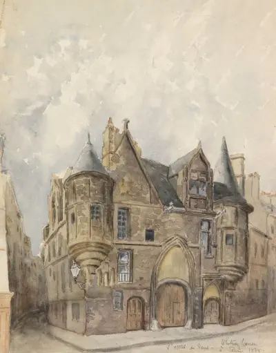 Hotel de Sens, Paris von Frederic Edwin Church