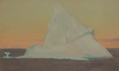 Isberg och isblomma av Frederic Edwin Church