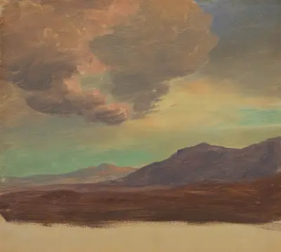 Landscape, near Palestine or Syria av Frederic Edwin Church
