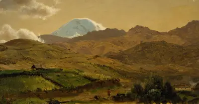 Mount Chimborazo, Ecuador av Frederic Edwin Church