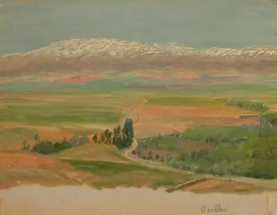 Berg nära Baalbek av Frederic Edwin Church