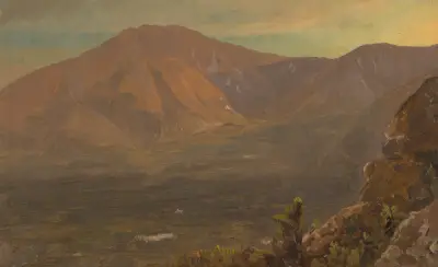 Mt. Katahdin and Turner av Frederic Edwin Church