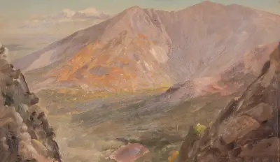Mt. Katahdin, Great Basin från South Turner Mountain av Frederic Edwin Church