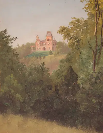 Olana from the Southwest von Frederic Edwin Church