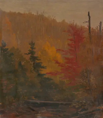 Förmodligen nära Katahdin, höst av Frederic Edwin Church