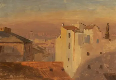 Taken i Rom, Italien av Frederic Edwin Church