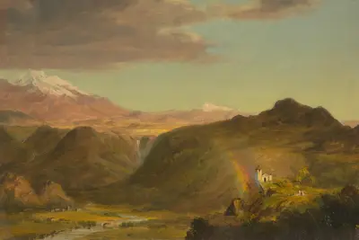 Sydamerikanskt landskap av Frederic Edwin Church