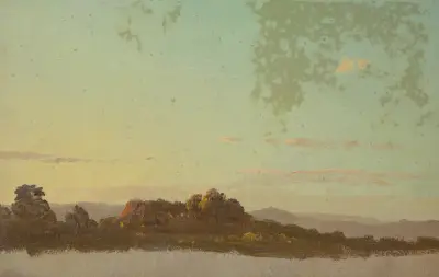 Sommarlandskap av Frederic Edwin Church