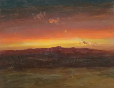 Sonnenuntergang, 1860 von Frederic Edwin Church