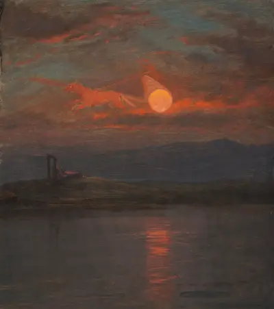 Solvagnen (fantasi) av Frederic Edwin Church