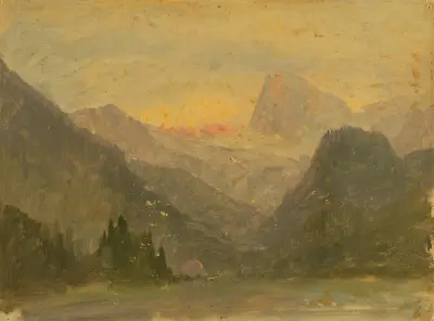 The Watzmann, near Berchtesgaden, Frederic Edwin Church