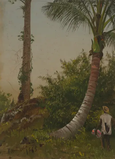 Trees in Jamaica, West Indies av Frederic Edwin Church