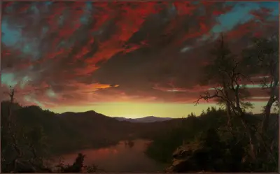Abenddämmerung in der Wildnis von Frederic Edwin Church