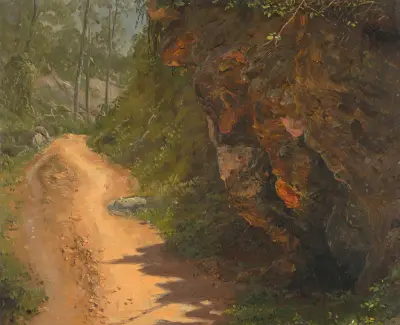 Woodland Path, Jamaica von Frederic Edwin Church