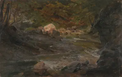 Skogsbäck av Frederic Edwin Church