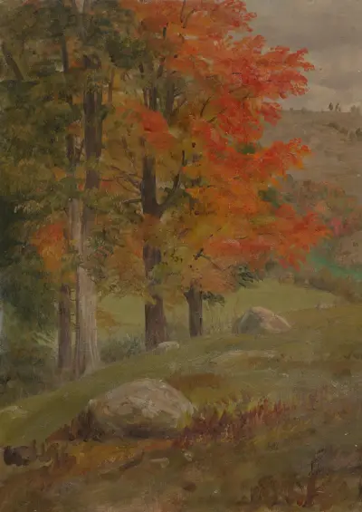 Herbstwald von Frederic Edwin Church