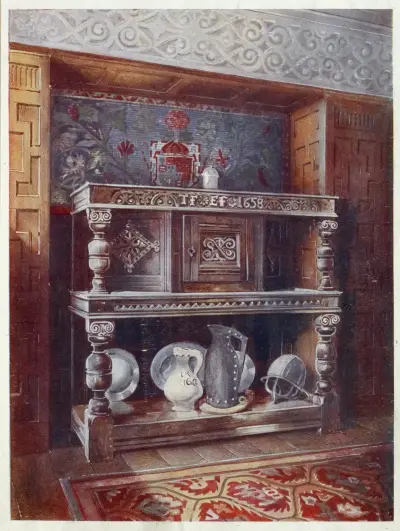 Court cupboard buffet av Edwin Foley