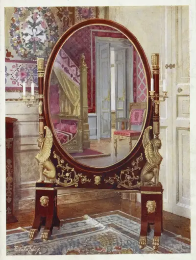 Psyché and bed of Napoleon the First av Edwin Foley