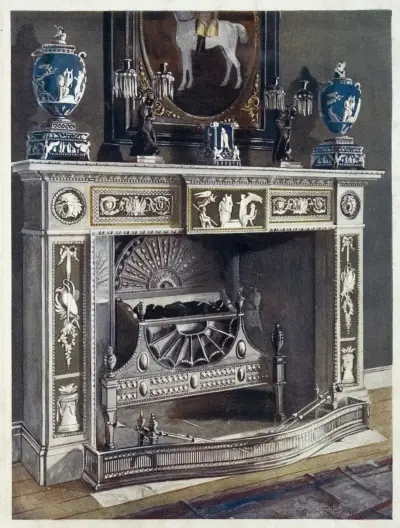 Wedgwood-Flaxman chimneypiece av Edwin Foley