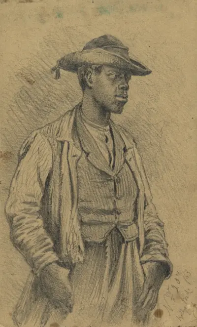 A mule driver av Edwin Forbes