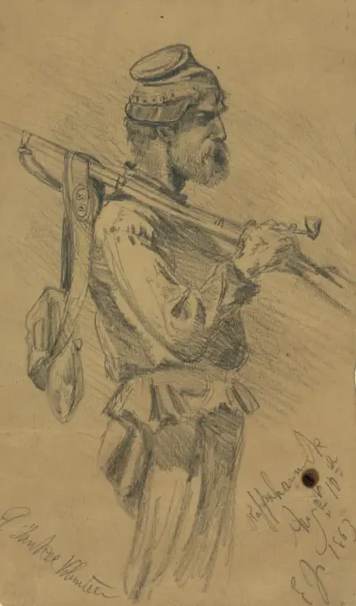 A Yankee volunteer av Edwin Forbes
