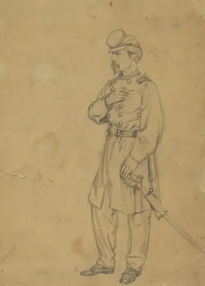 Ein Infanterieoffizier, U.S.V. von Edwin Forbes