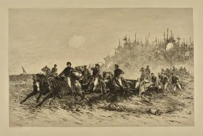 Artilleri av Edwin Forbes