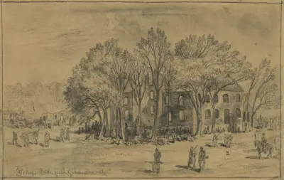 Slaget vid Chancellorsville av Edwin Forbes