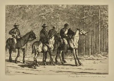 Bummers. They’re Johnnies as sure as you’re born, boys! von Edwin Forbes