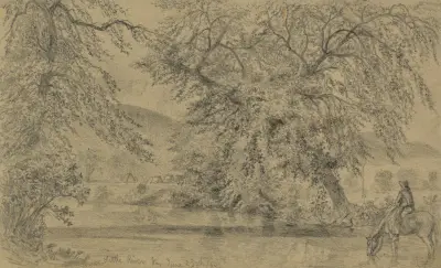 Lager am Little River, Va. Der Marsch nach Gettysburg von Edwin Forbes