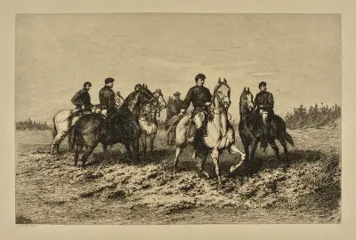 Kavalleri av Edwin Forbes