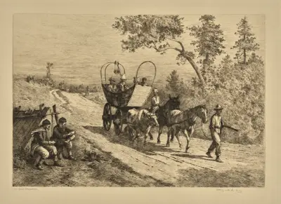 Coming into the lines. av Edwin Forbes
