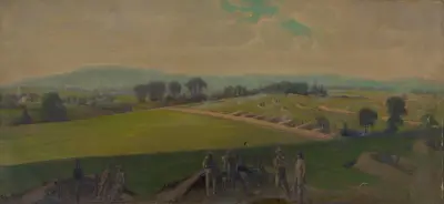 Armén av Virginias sista strid, ledd av general Lee av Edwin Forbes