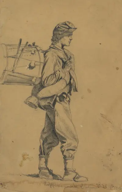 Bereit für den Marsch von Edwin Forbes