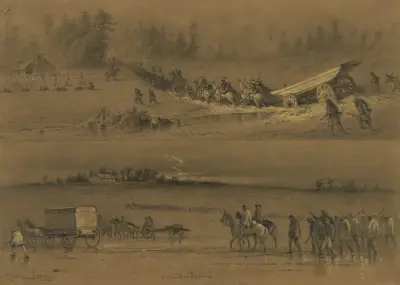 Stuck in the mud av Edwin Forbes