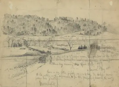 Die Schlacht bei Chancellorsville von Edwin Forbes