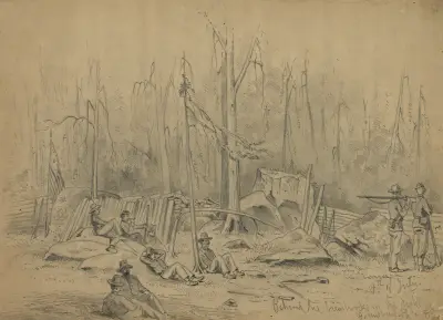 Die Schlacht von Gettysburg 3 von Edwin Forbes