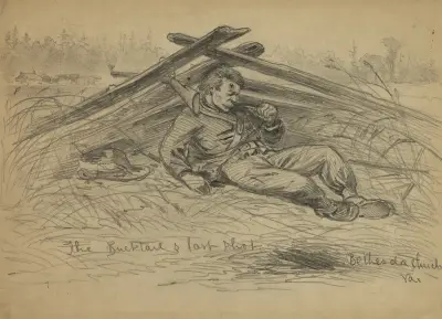 Der letzte Schuss des Bucktails von Edwin Forbes