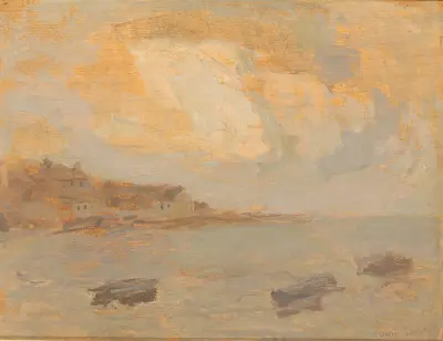 Marinmotiv av Frank Edwin Scott