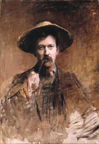 Konstnärens självporträtt av Frank Edwin Scott