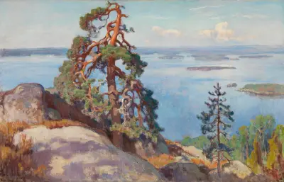 Landskap från Koli av Eero Järnefelt