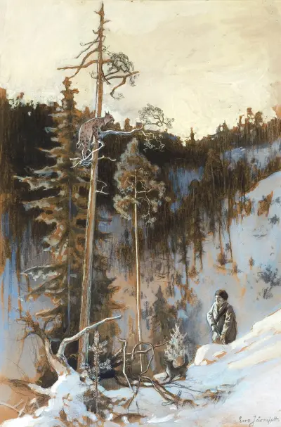 Lynx Hunt av Eero Järnefelt