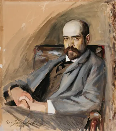 Portrait of Gunnar Berndtson av Eero Järnefelt