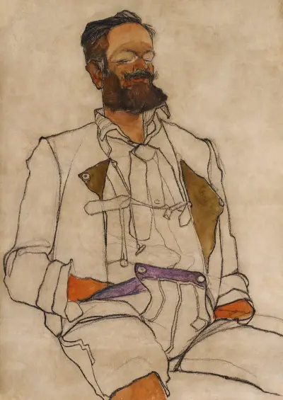 Bildnis eines Herren (Carl Reininghaus) av Egon Schiele