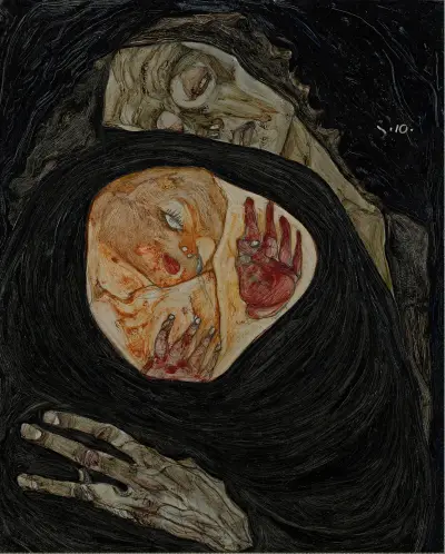 Dead Mother av Egon Schiele