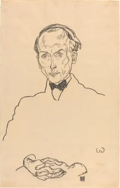 Dr. Ernst Wagner av Egon Schiele