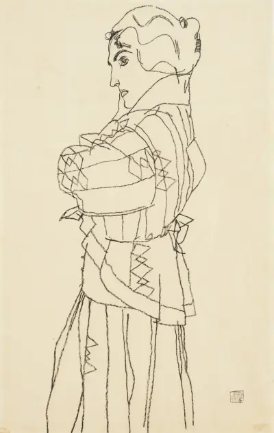 Friederike Maria Beer av Egon Schiele