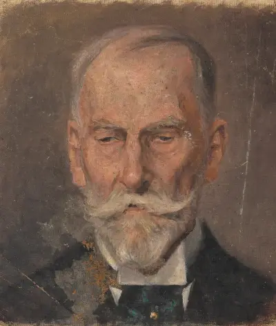 Herrenporträt av Egon Schiele